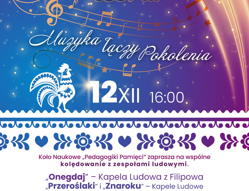 Muzyka łączy pokolenia – wspólne kolędowanie w Suwałkach