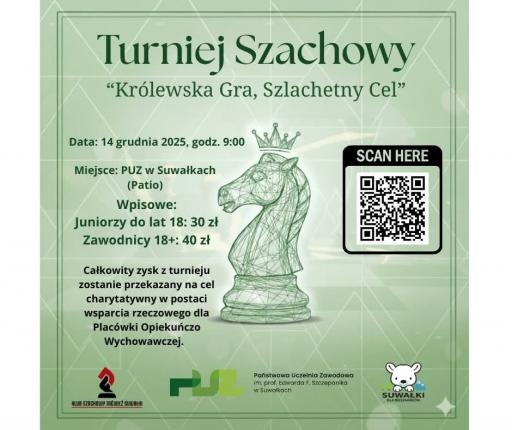 Szachowy turniej charytatywny w Suwałkach