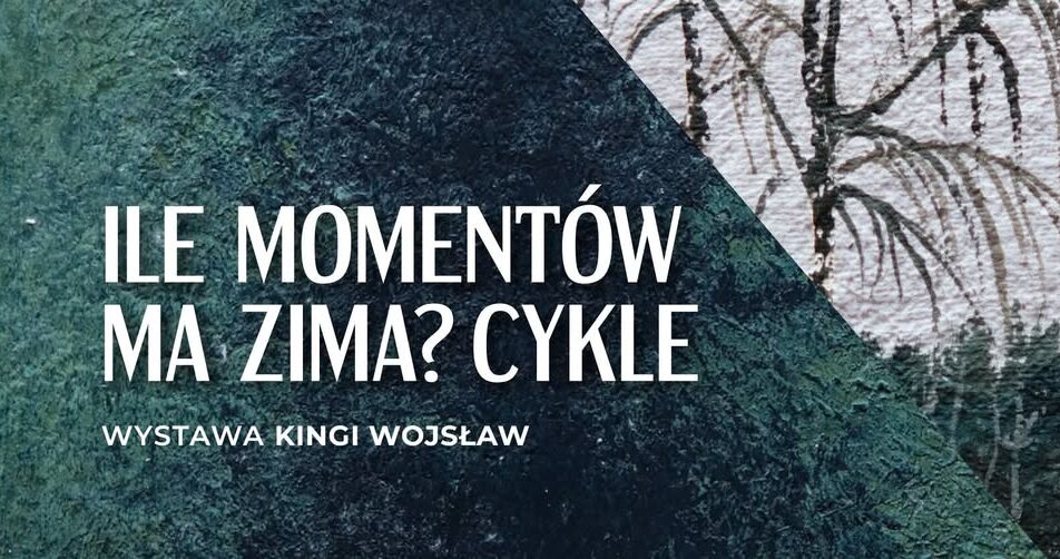 Obraz z cyklu Kingi Wojsław inspirowany zimowym pejzażem