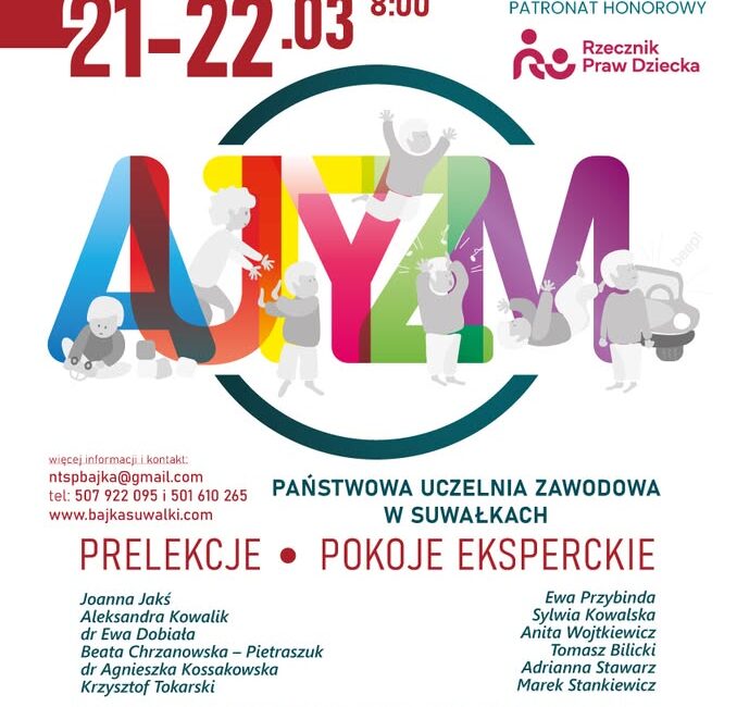 Plakat X Konferencji Spektrum Potrzeb z datą 21–22 marca 2026