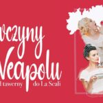 Filharmonia Suwałk – Dziewczyny z Neapolu, czyli od tawerny do La Scali Zespół Les Femmes i muzycy orkiestry na scenie w czasie koncertu