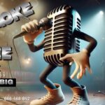 Plakat karaoke z DJ Big z datą wydarzenia