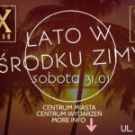 Plakat imprezy Lato w środku zimy z DJ Tommy w Lux Night Club