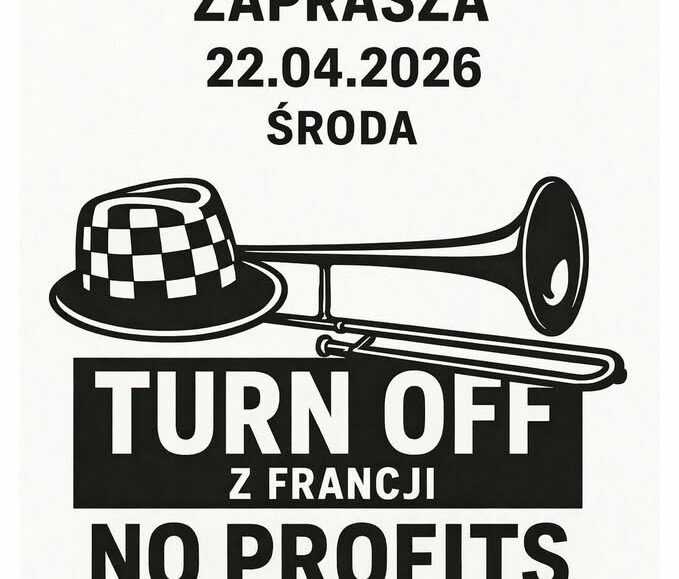 Zespół punkowy grający na scenie