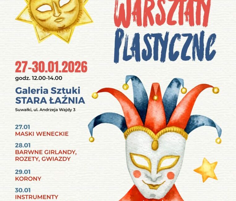 Rodzinne warsztaty plastyczne w Galerii Sztuki Stara Łaźnia
