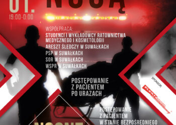 Nocne ćwiczenia ratownicze dla studentów w Suwałkach Nocne ćwiczenia ratownicze dla studentów w Suwałkach