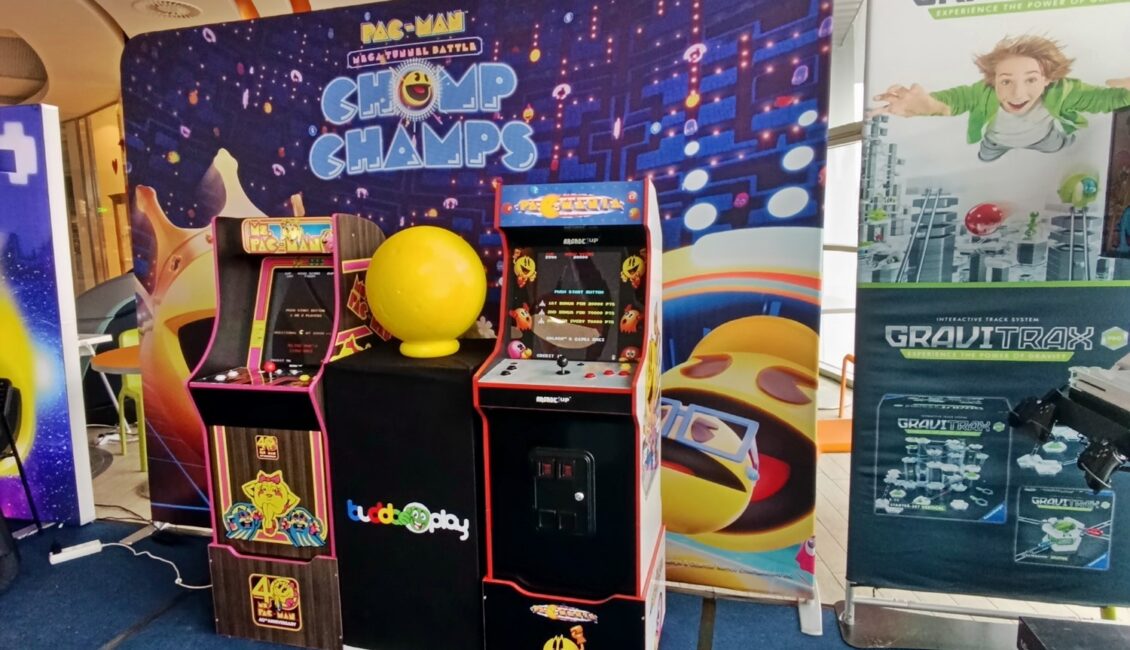 Wystawa inspirowana PAC-MANEM w Suwałki Plaza podczas ferii zimowych Wystawa inspirowana PAC-MANEM w Suwałki Plaza podczas ferii zimowych