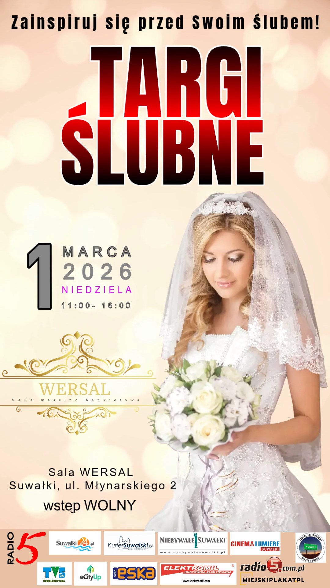 Targi Ślubne Suwałki 2026 – kompleksowe przygotowania do ślubu i wesela