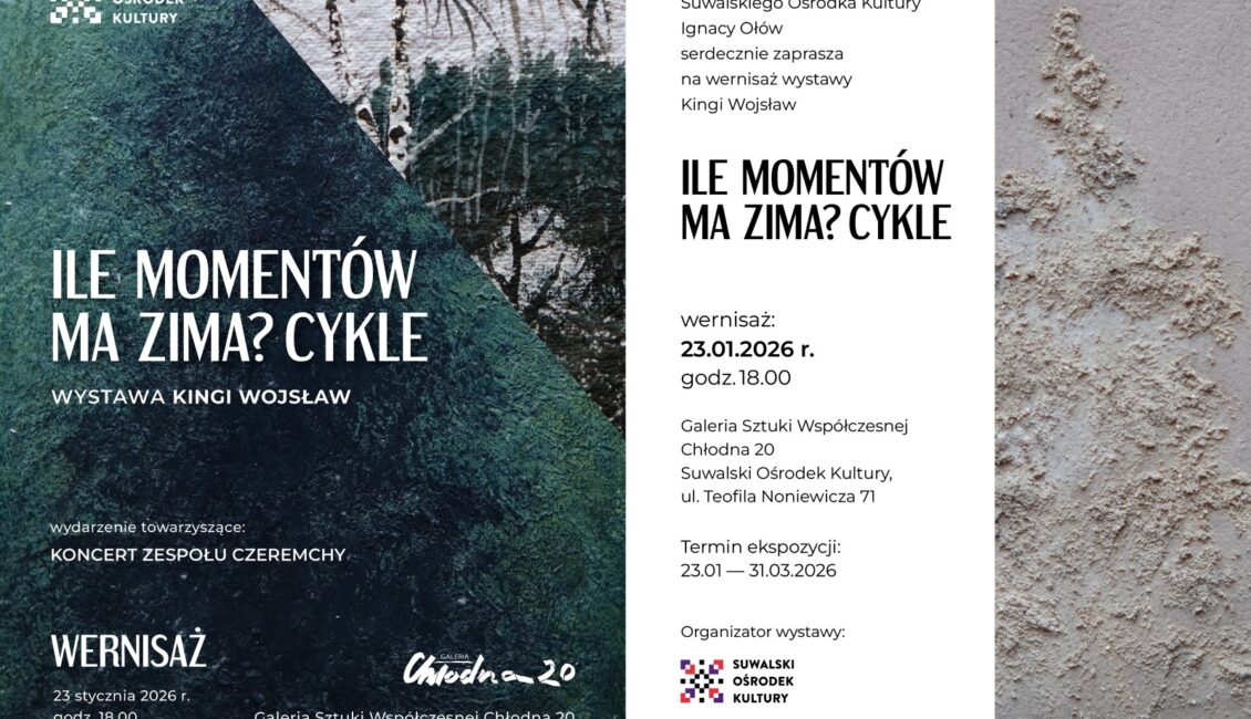 Wernisaż wystawy malarstwa Kingi Wojsław w Suwałkach