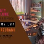 ilustracja lwa namalowanego akwarelą w stylu ekspresyjnym