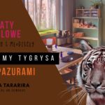 Plakat warsztatów akwarelowych poświęconych tygrysowi w Suwałkach