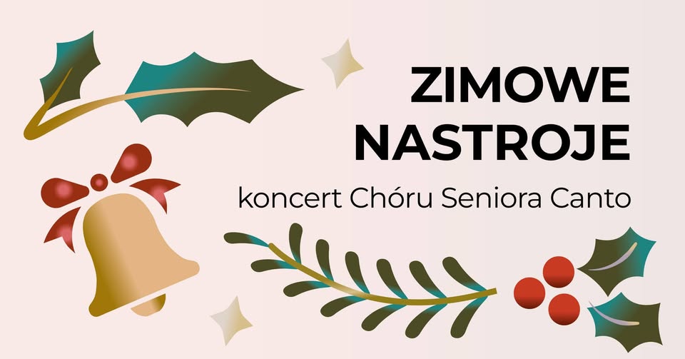 Chór Seniora Canto występujący podczas koncertu zimowego