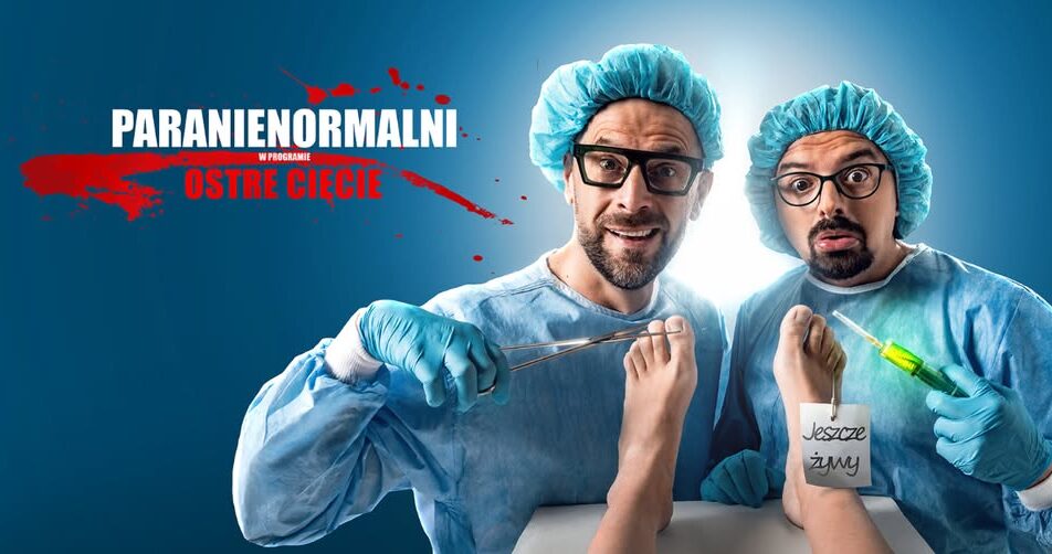 Kabaret Paranienormalni - Ostre Cięcie Kabaret Paranienormalni na scenie z programem "Ostre Cięcie"