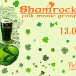 Koncert Shamrock z okazji Dnia Świętego Patryka Zespół Shamrock grający na scenie