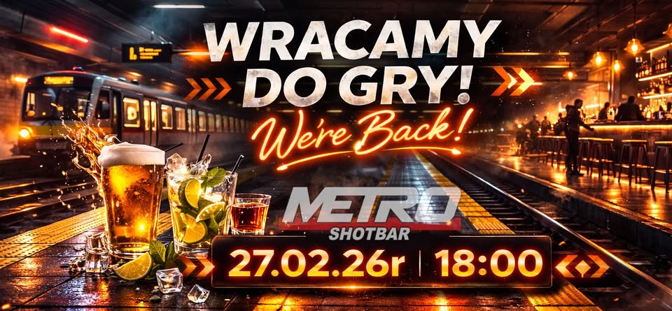 Metro Shot Bar powraca po przerwie z loterią i nagrodami.