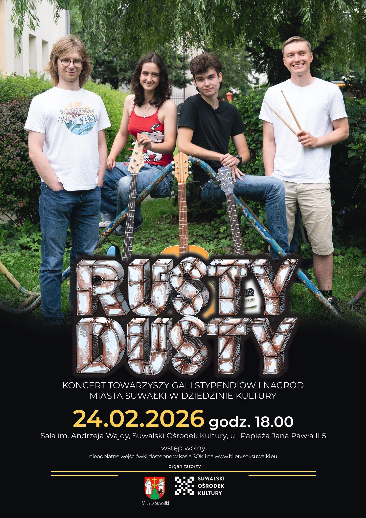Koncert Rusty Dusty w Suwalskim Ośrodku Kultury
