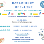 Czwartkowy OFF-LINE w suwalskiej bibliotece: warsztaty haftu krzyżykowego dla młodzieży i dorosłych