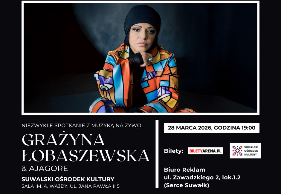 Koncert Grażyny Łobaszewskiej i Ajagore w Suwałkach
