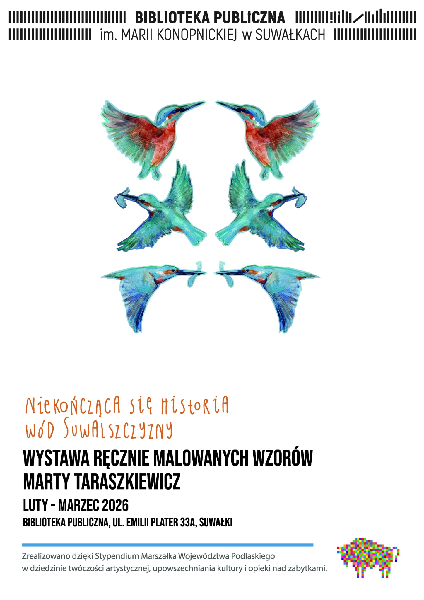 Niekończąca się historia wód Suwalszczyzny – wystawa Marty Taraszkiewicz