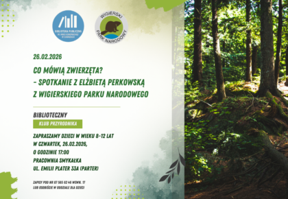 Spotkanie „Co mówią zwierzęta?” w Bibliotece Publicznej w Suwałkach
