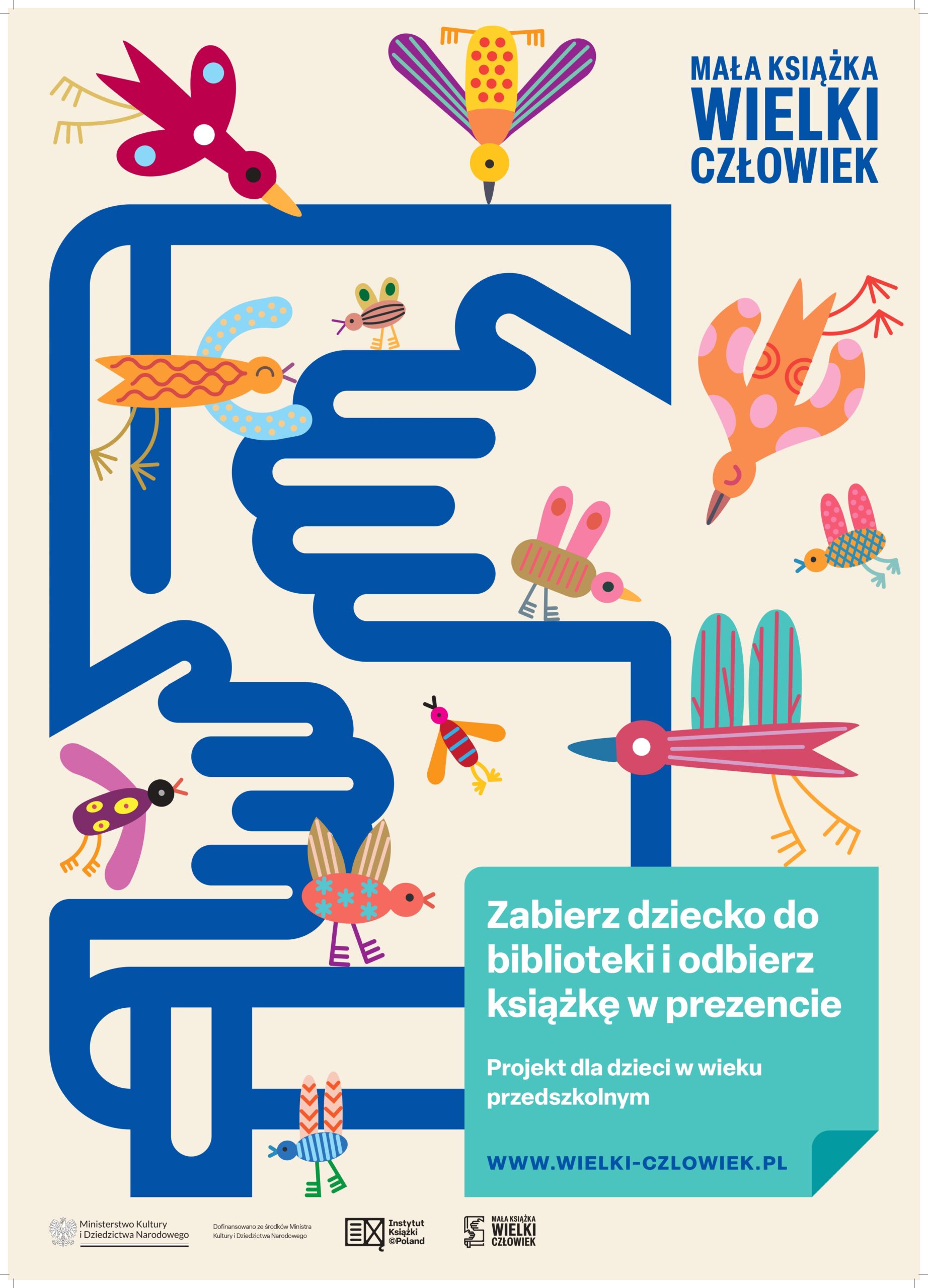 Program „Mała książka – wielki człowiek” – bezpłatne wyprawki czytelnicze dla przedszkolaków