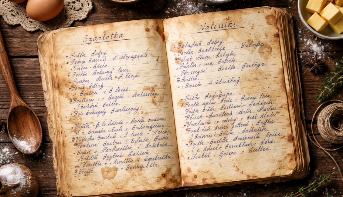 Cyfrowe archiwum rodzinnych przepisów kulinarnych w Suwałkach – biblioteka zbiera zeszyty mieszkańców