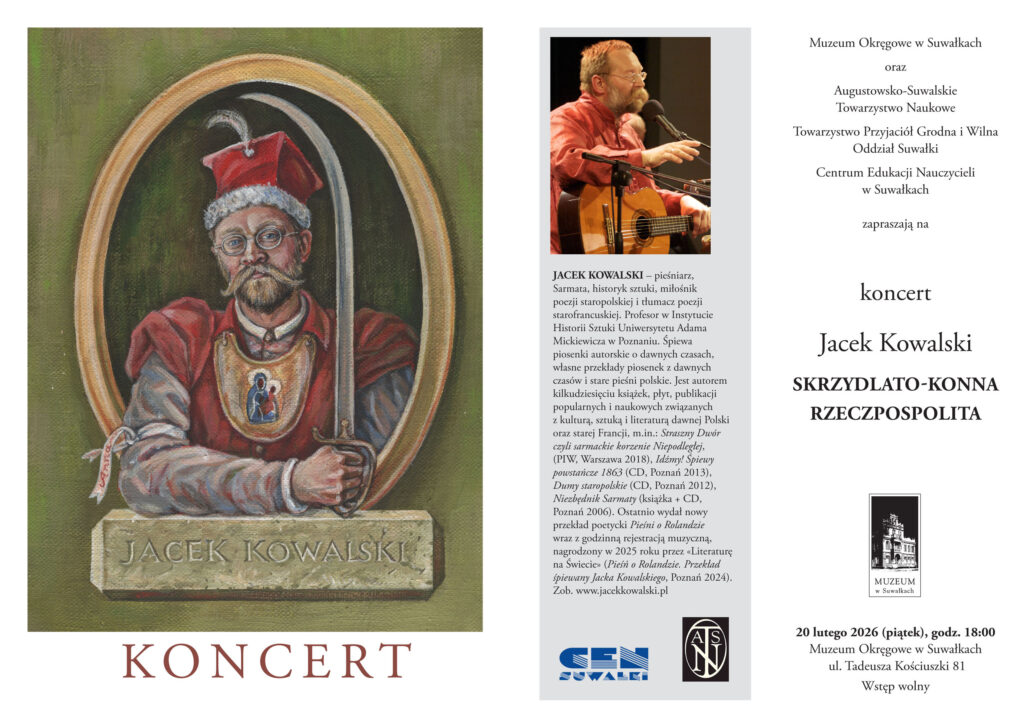 Koncert Jacka Kowalskiego „Skrzydlato-konna Rzeczpospolita” w Suwałkach