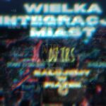 Plakat promujący imprezę integracyjną z DJ-em TRS w Suwałkach