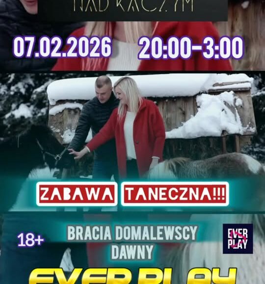 Zespół Everplay i Bracia Domalewscy podczas imprezy tanecznej