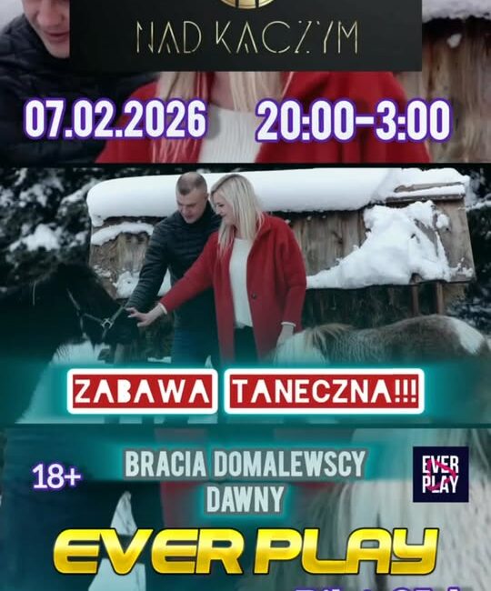Zespół Everplay i Bracia Domalewscy podczas imprezy tanecznej