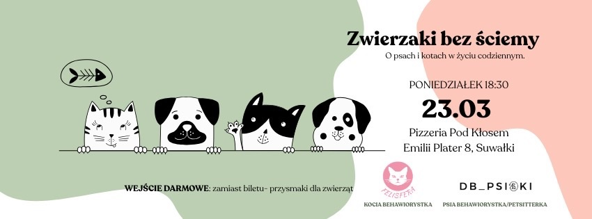 Spotkanie z behawiorystkami psów i kotów.