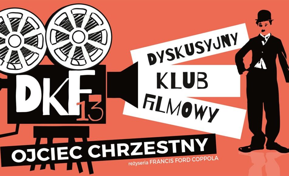 Plakat filmu 'Ojciec chrzestny' z datą 1 kwietnia 2026, Sala Kameralna w Suwałkach
