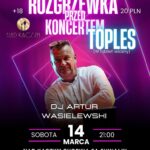 DJ Artur Wasielewski rozkręca imprezę Nad Kaczym