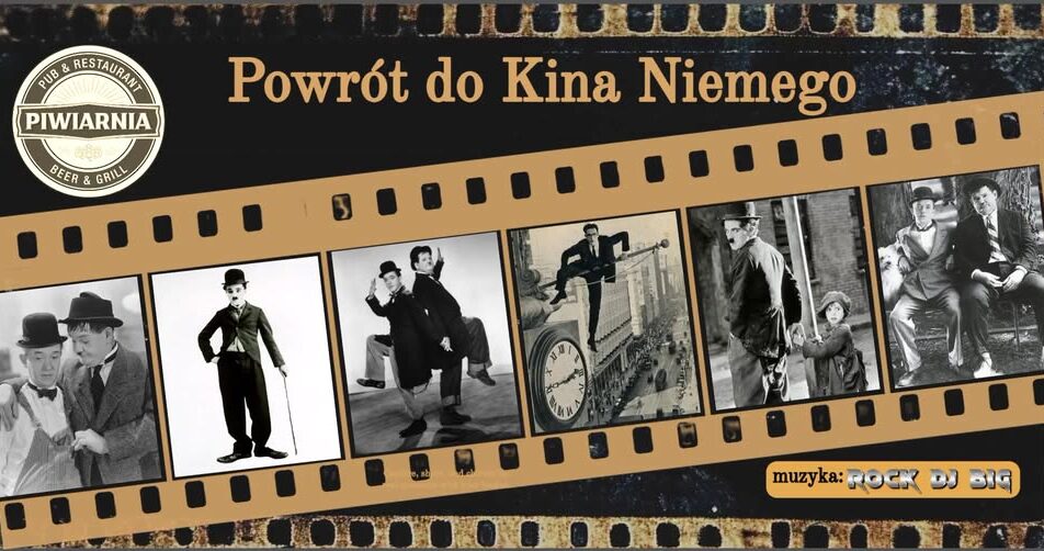 Plakat wydarzenia Kino niemowe z muzyką Rock DJ Big, 2 maja 2026