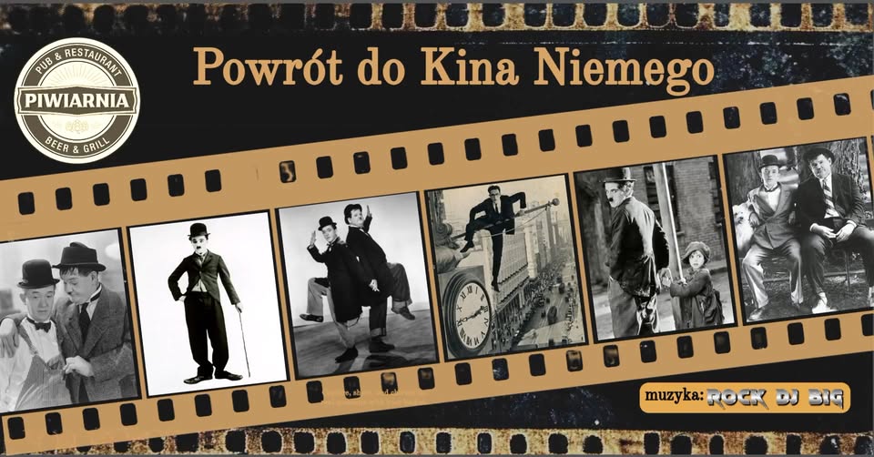 Plakat wydarzenia Kino niemowe z muzyką Rock DJ Big, 2 maja 2026