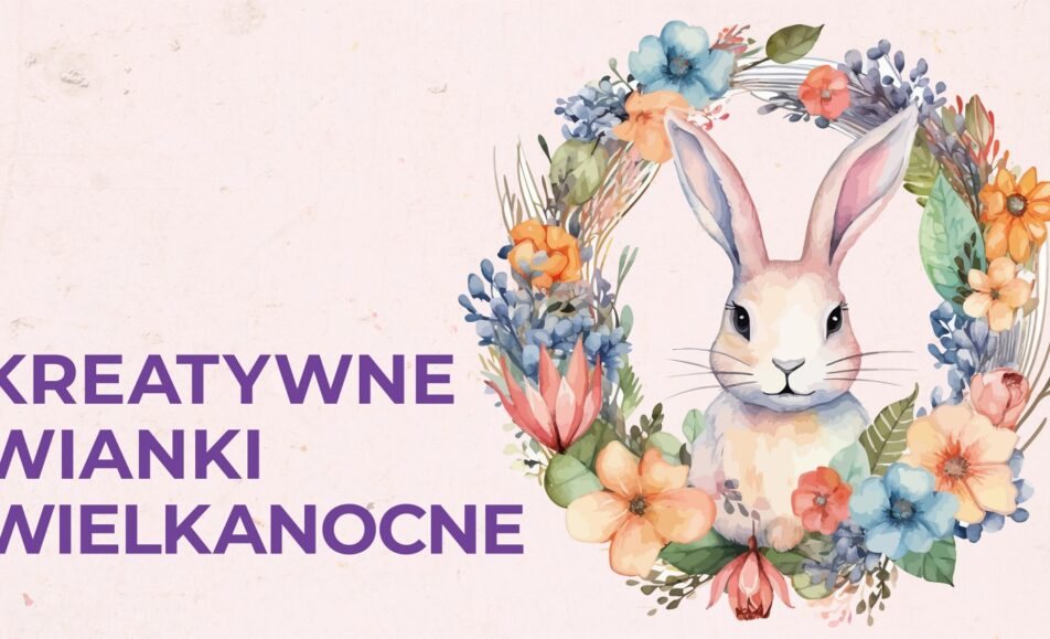 Uczestnicy warsztatów tworzą dekoracyjne wianki wielkanocne