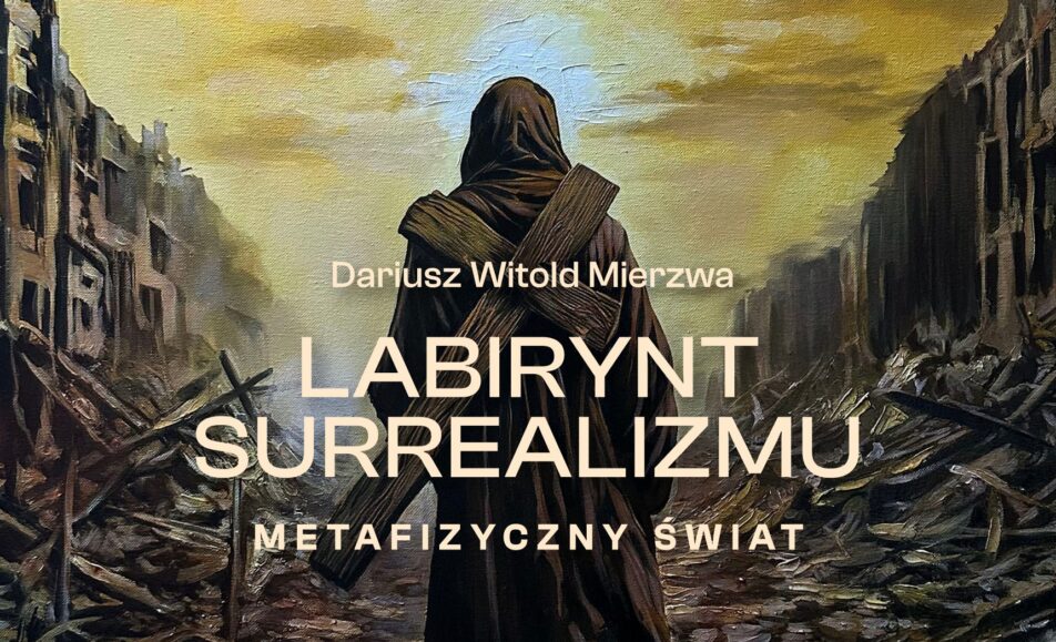 Obrazy Dariusza Witolda Mierzwy na wystawie w Galerii Sztuki Stara Łaźnia