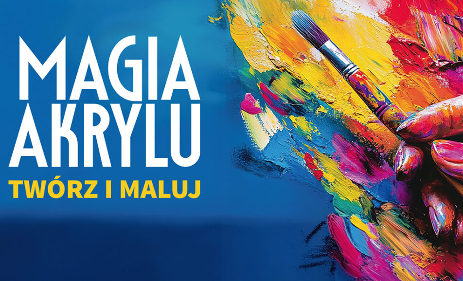 Uczestnicy warsztatów malują farbami akrylowymi