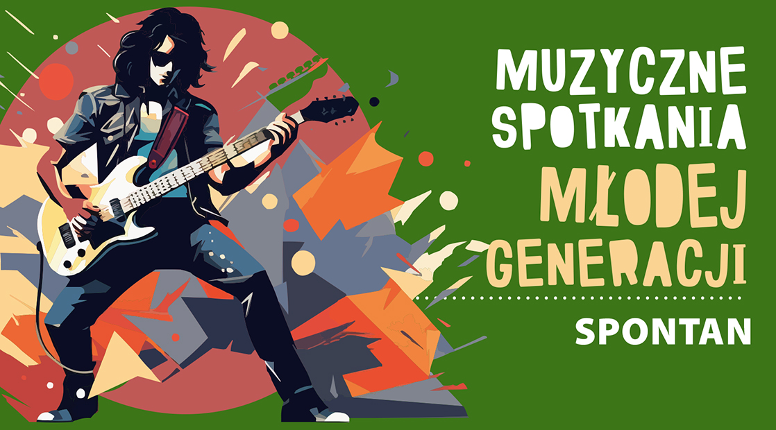 Muzyczne Spotkanie Młodej Generacji – koncert zespołu SPONTAN Zespół SPONTAN występuje na scenie.