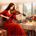 Muzyka na żywo w Boto Pizza Klaudia Koya gra na skrzypcach podczas koncertu.