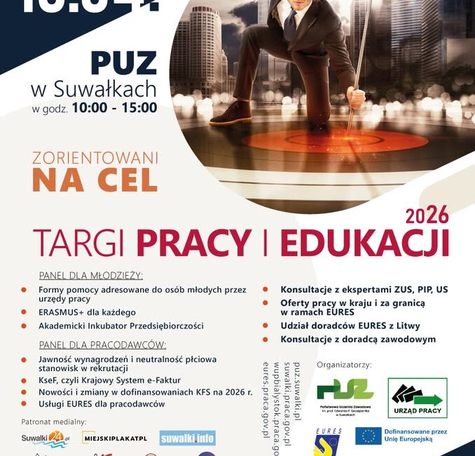 Targi Pracy i Edukacji 2026 Targi Pracy i Edukacji w Suwałkach 2026