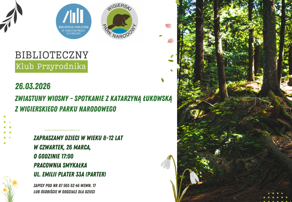 Zwiastuny wiosny spotkanie z Katarzyną Łukowską z WPN