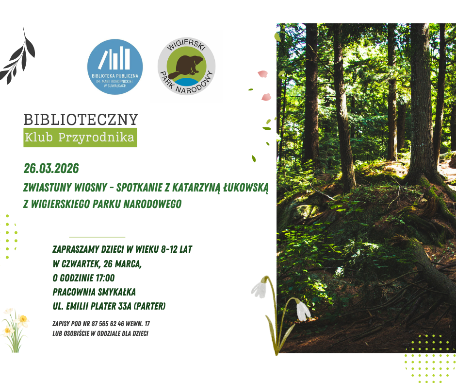 Zwiastuny wiosny spotkanie z Katarzyną Łukowską z WPN