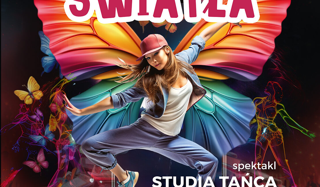 Motyle w sieci światła. Spektakl Studia Tańca Dance Academy w Suwałkach