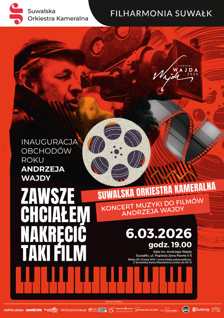 Filharmonia Suwałk. „Zawsze chciałem nakręcić taki film”. Koncert muzyki do filmów Andrzeja Wajdy Filharmonia Suwałk. „Zawsze chciałem nakręcić taki film”. Koncert muzyki do filmów Andrzeja Wajdy