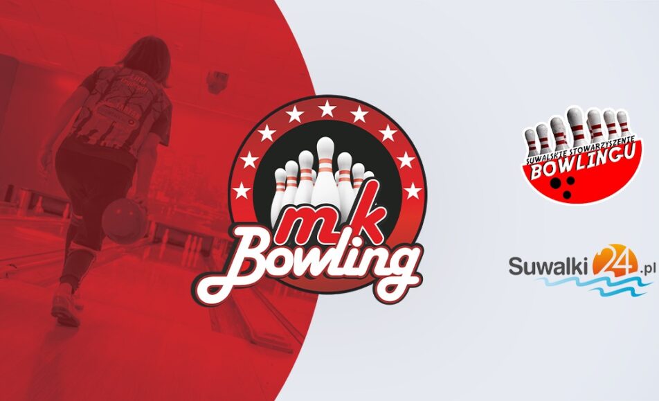 Zawodnik grający w kręgle podczas turnieju w MK Bowling Suwałki