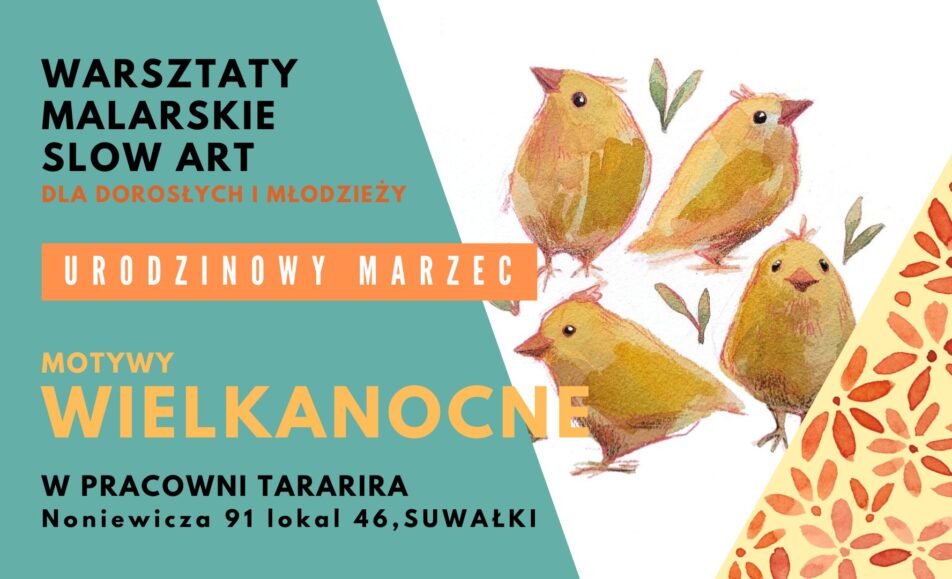 Warsztaty malowania akwarelą z motywami wielkanocnymi