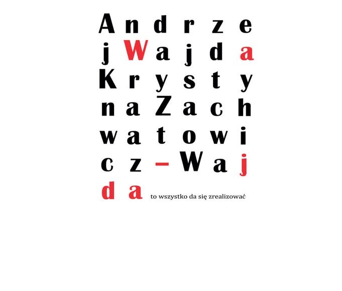 Plakat wystawy Krystyny Zachwatowicz-Wajdy i Andrzeja Wajdy