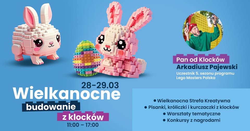 Wielkanocne budowanie z klocków w Suwałki Plaza