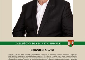 Zbigniew Ślaski otrzymał tytuł „Zasłużony dla Miasta Suwałk”